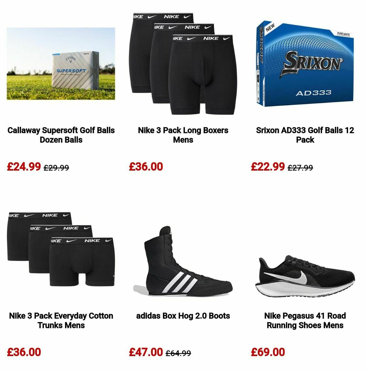 Sports Direct Offers from 29 May