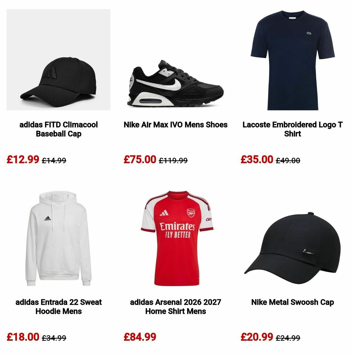 Sports Direct Offers from 29 May