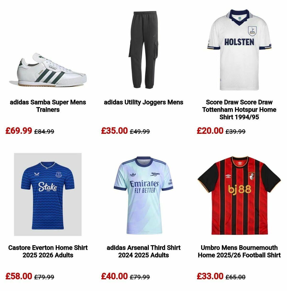 Sports Direct Offers from 29 May