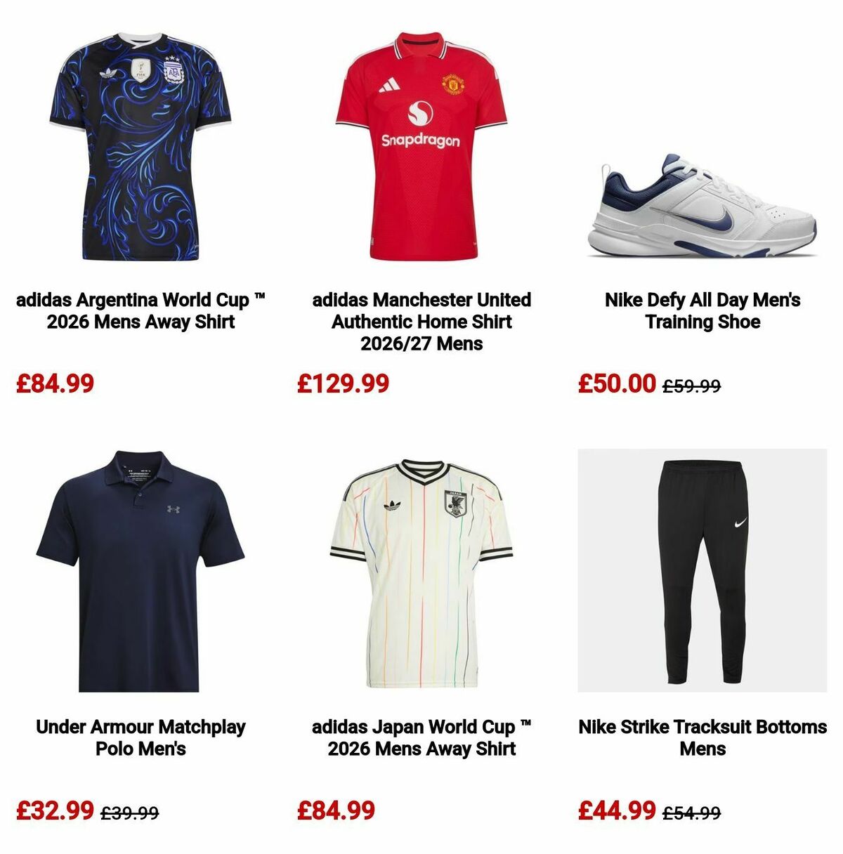 Sports Direct Offers from 29 May