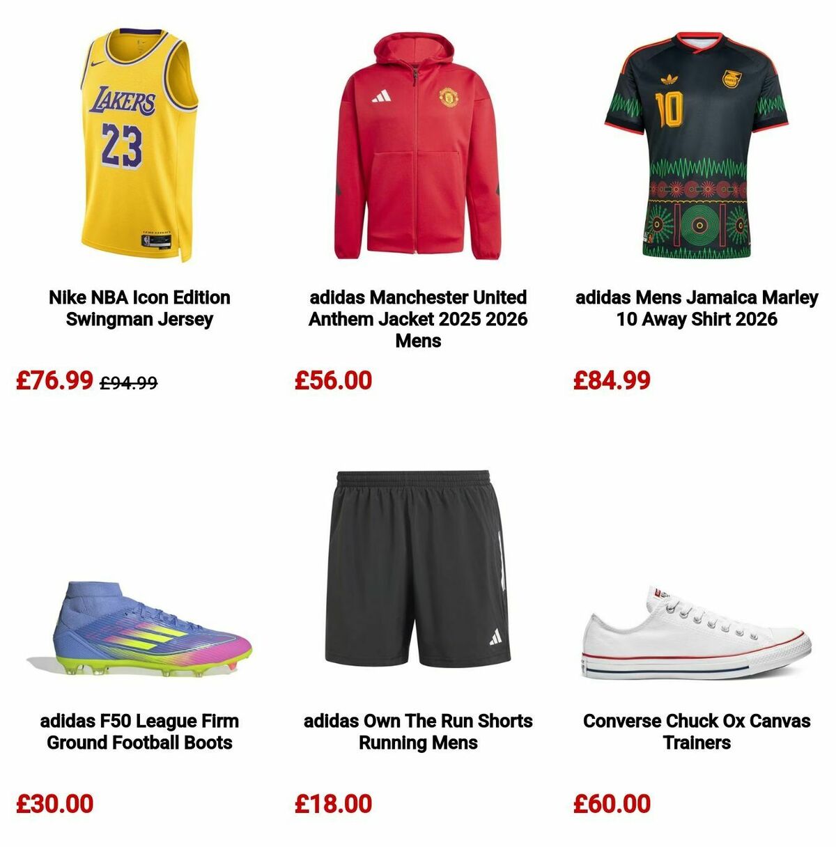 Sports Direct Offers from 29 May
