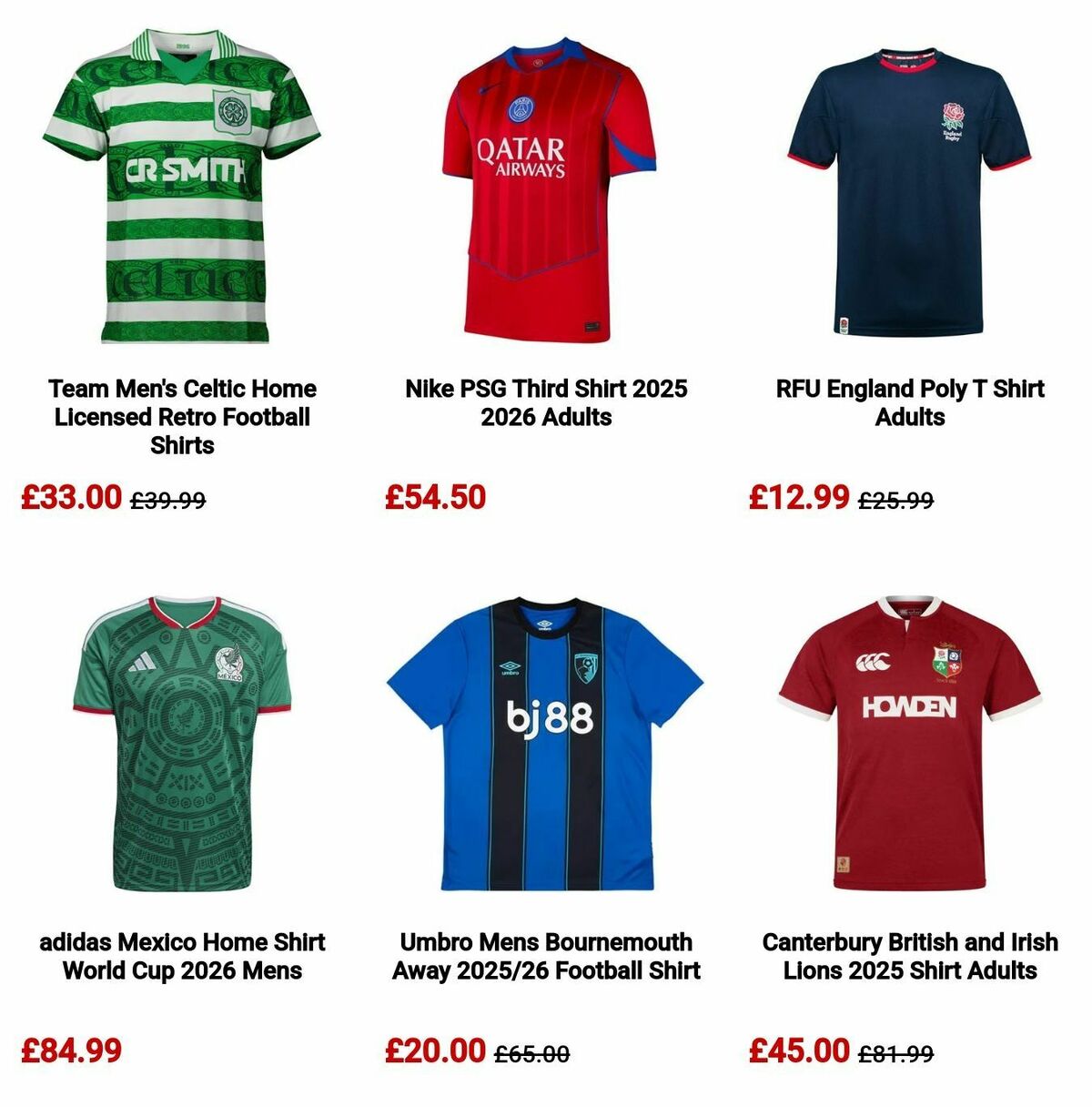 Sports Direct Offers from 29 May