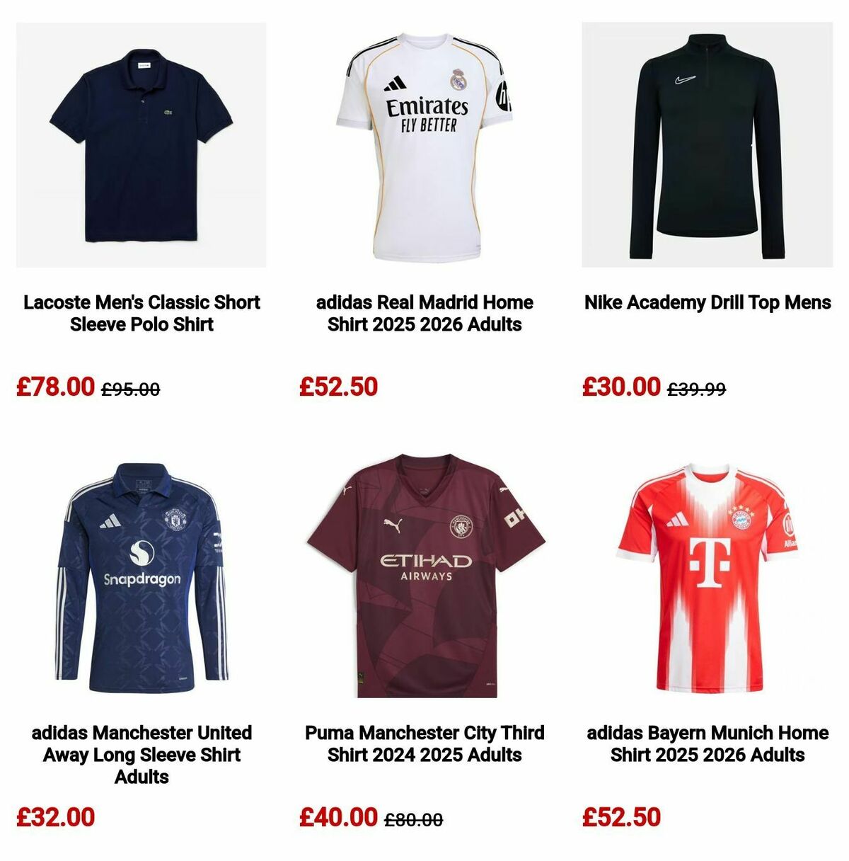 Sports Direct Offers from 29 May