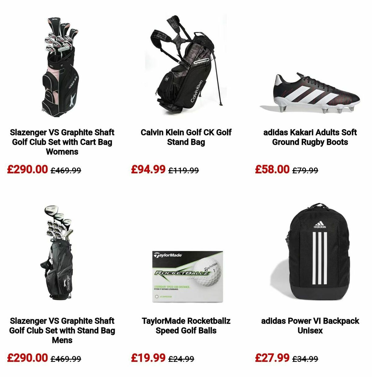 Sports Direct Offers from 29 May