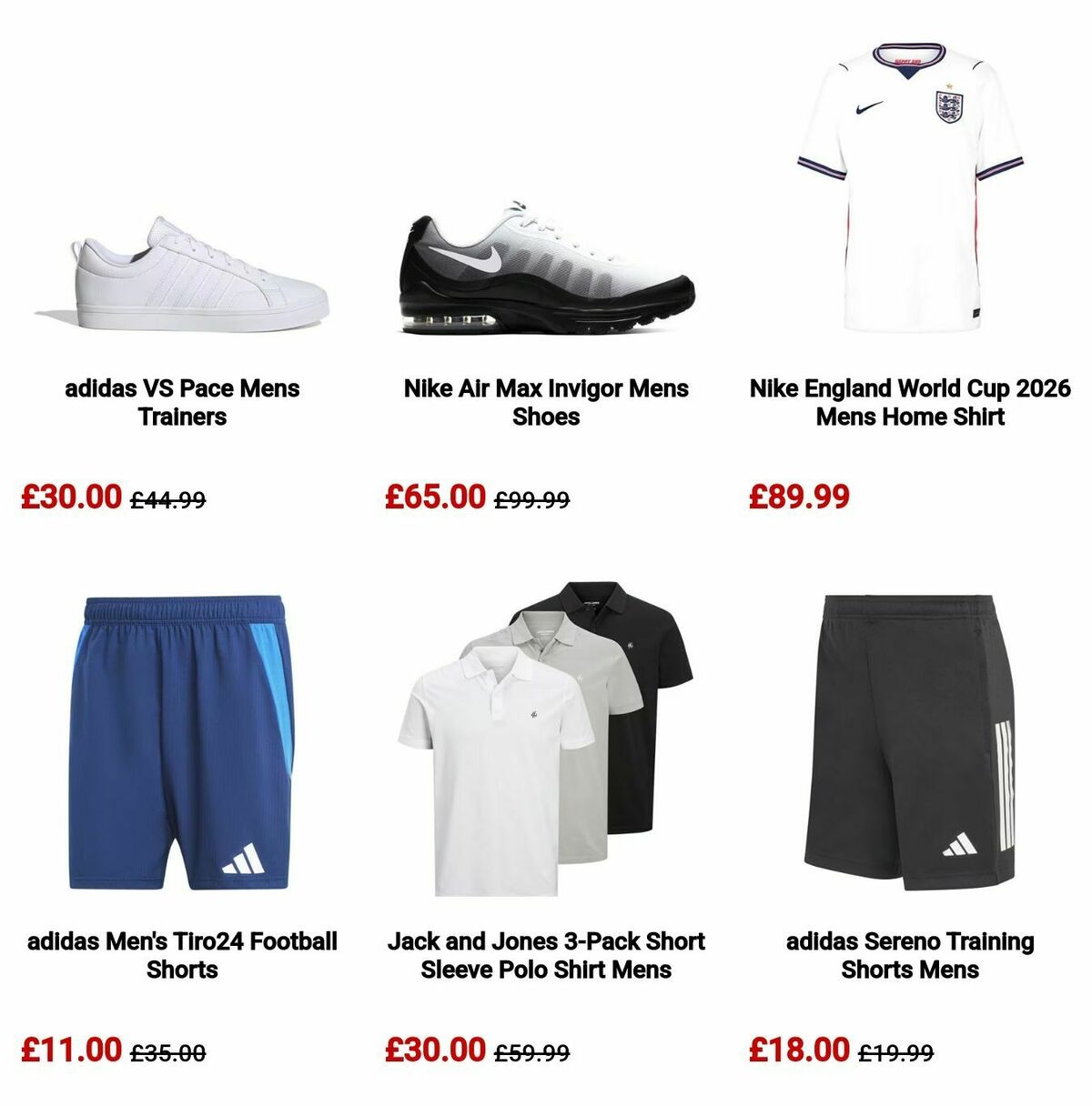 Sports Direct Offers from 29 May
