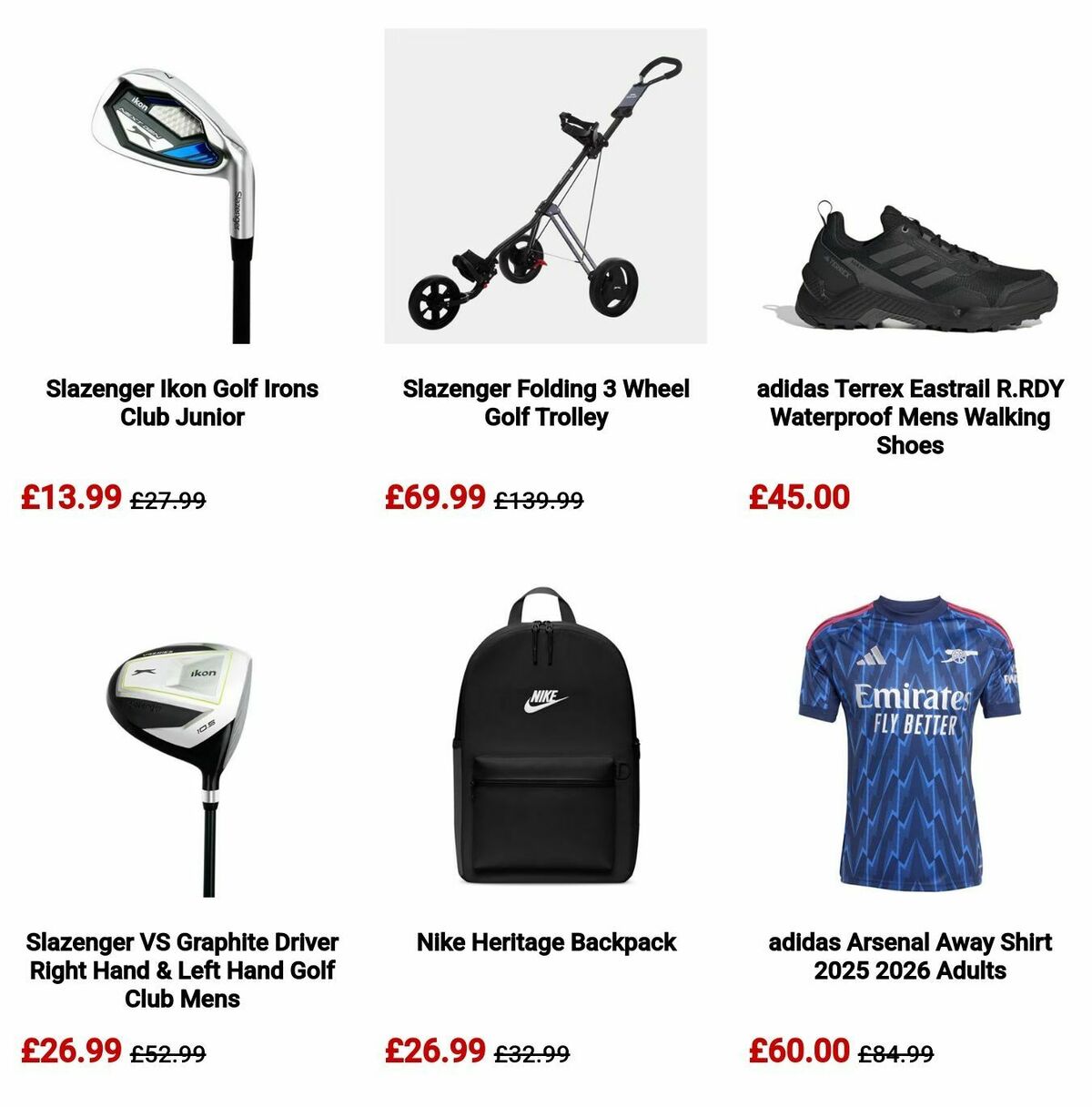 Sports Direct Offers from 29 May