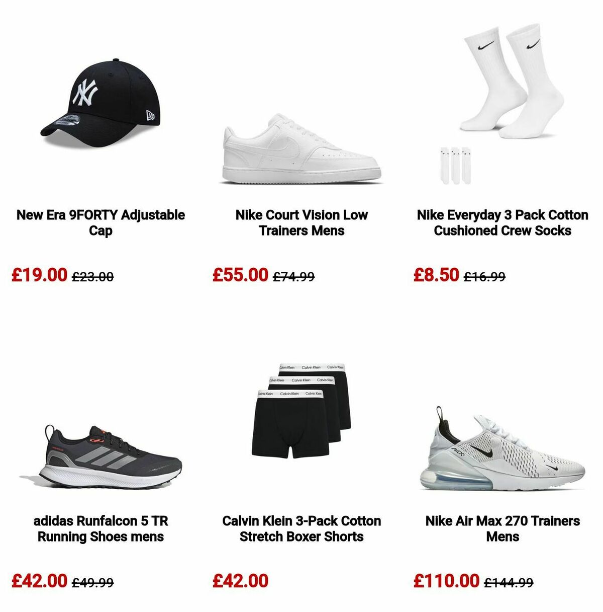 Sports Direct Offers from 29 May