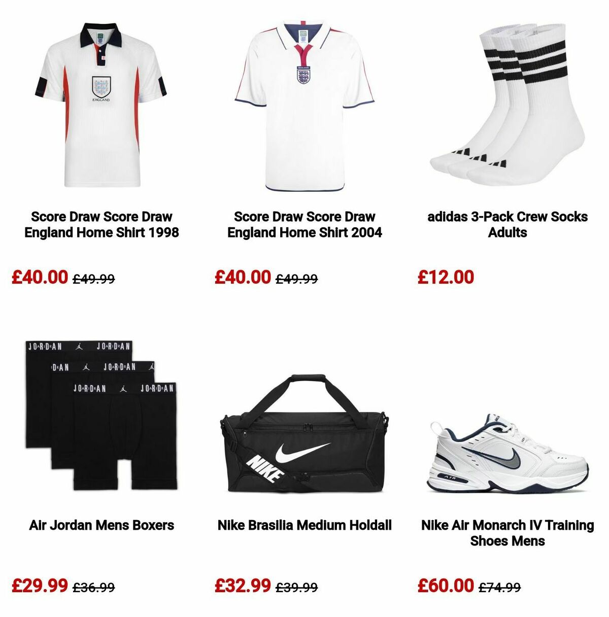 Sports Direct Offers from 29 May