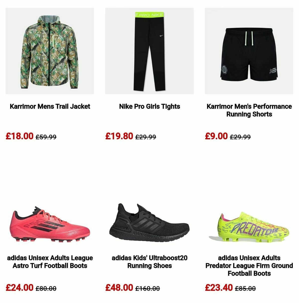 Sports Direct Offers from 21 June