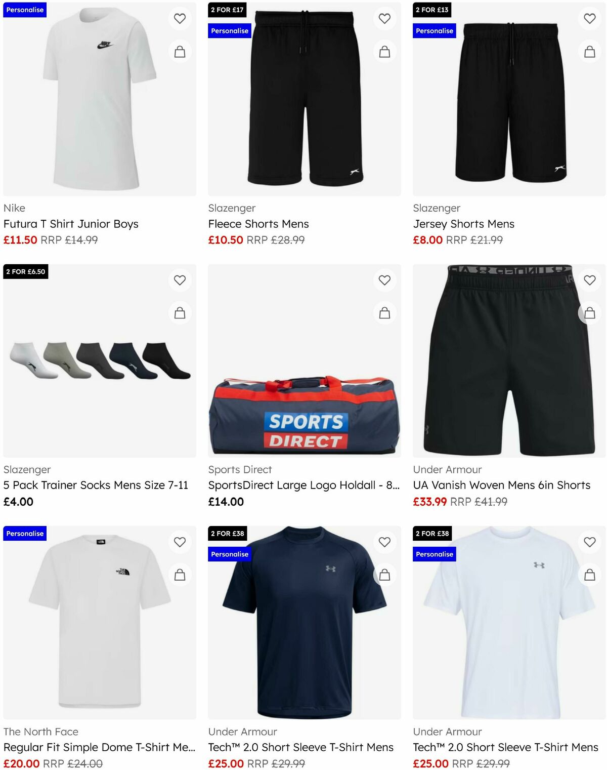 Sports Direct Offers from 17 July