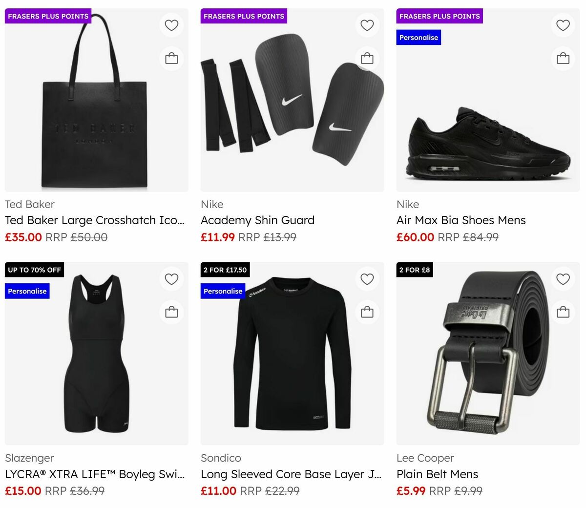 Sports Direct Offers from 17 August