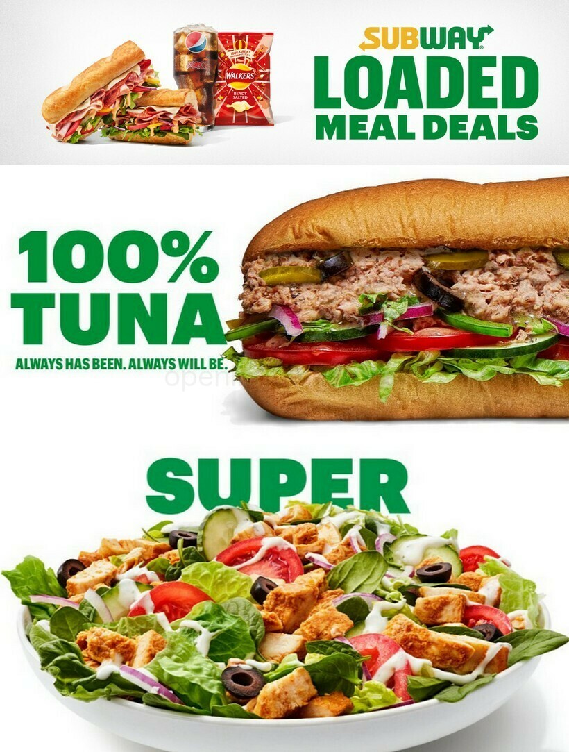 SUBWAY Offers from 20 March