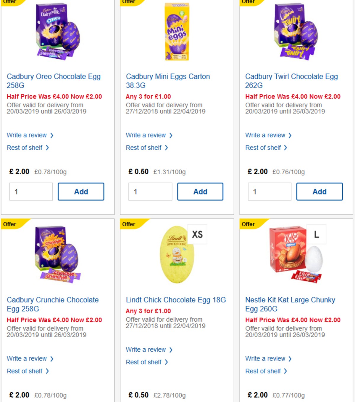 TESCO Offers from 20 March