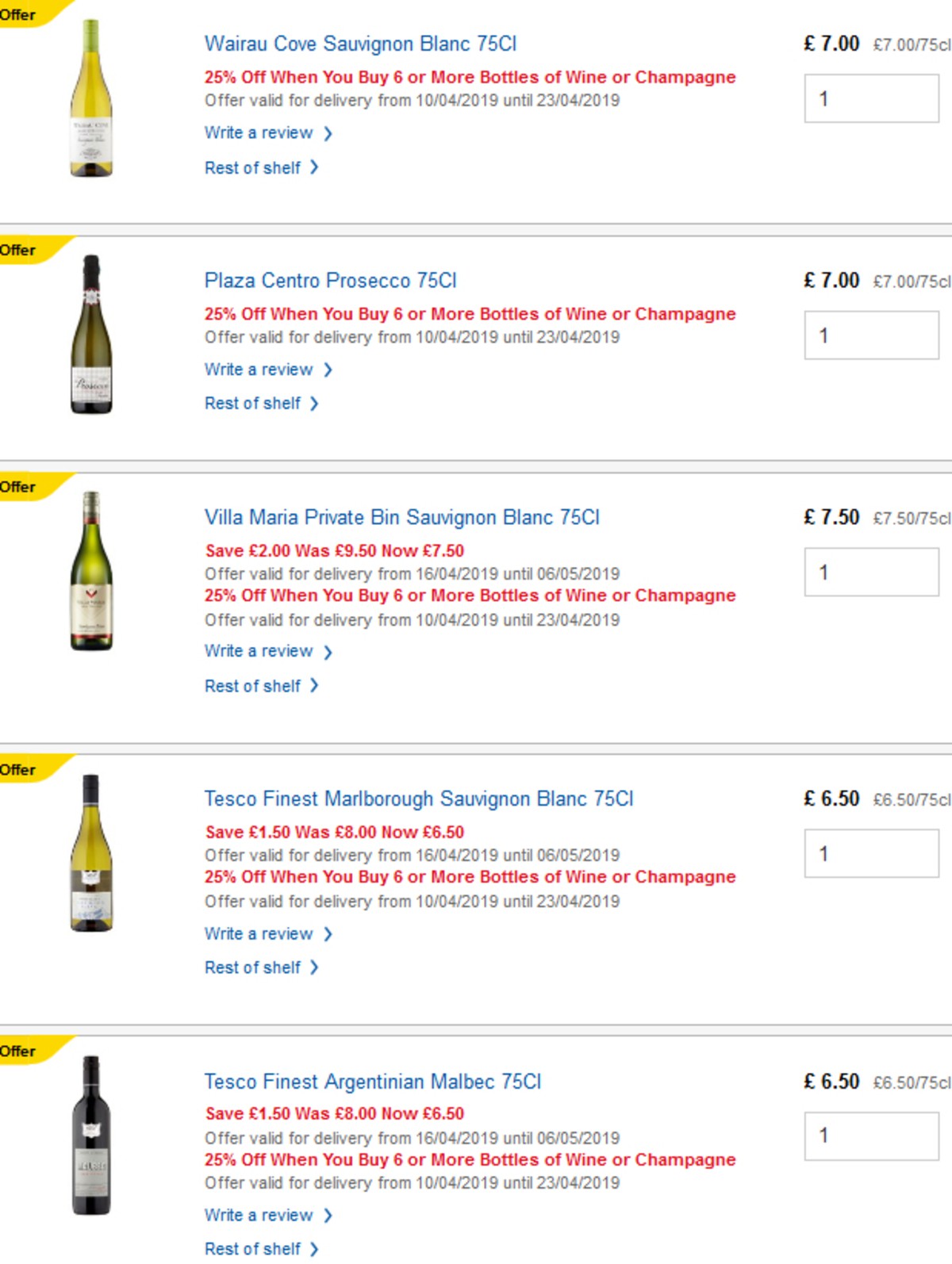 TESCO Offers from 17 April