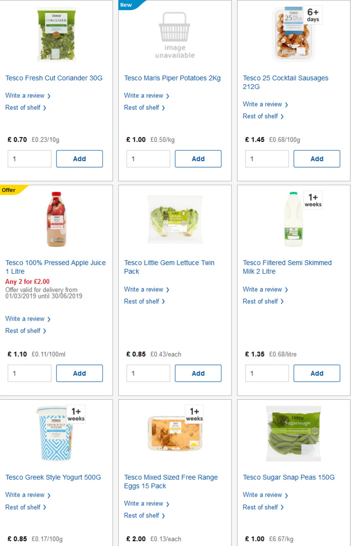 TESCO Offers from 17 April