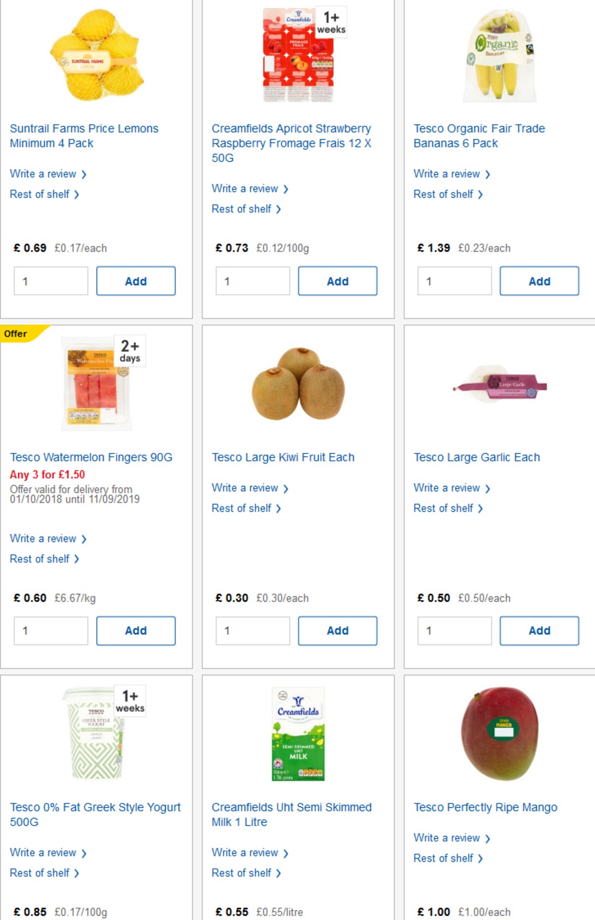 TESCO Offers from 17 April
