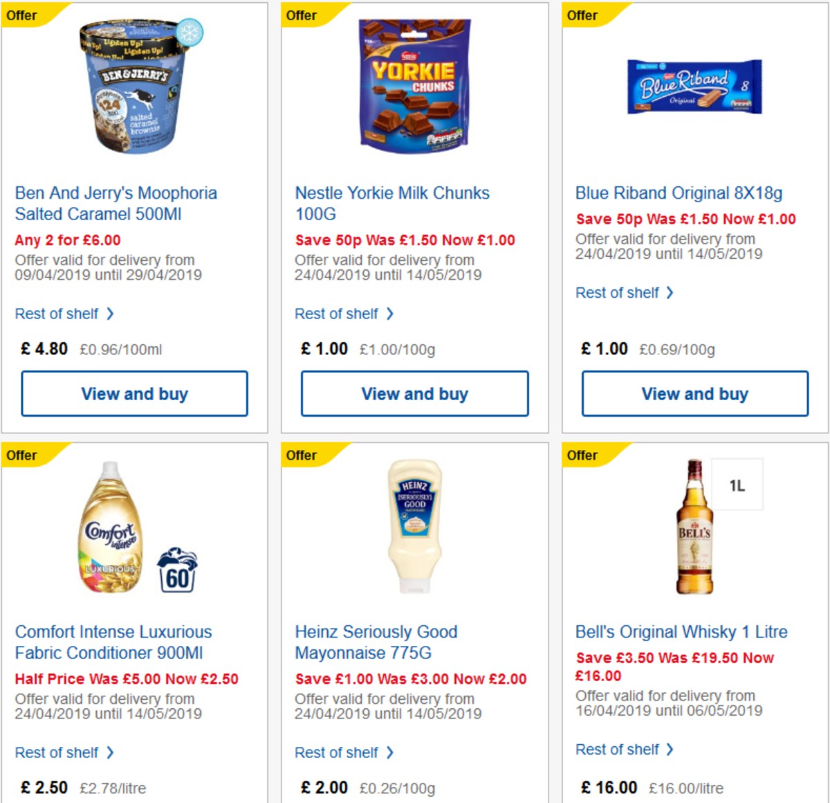 TESCO Offers from 24 April