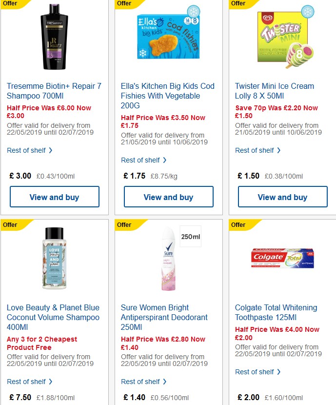 TESCO Offers from 29 May