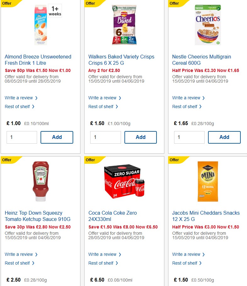 TESCO Offers from 29 May