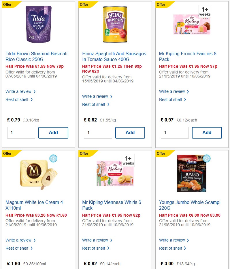 TESCO Offers from 1 January