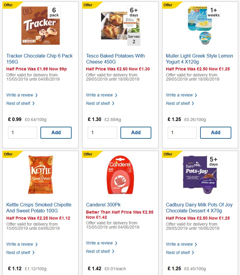 TESCO Offers from 1 January