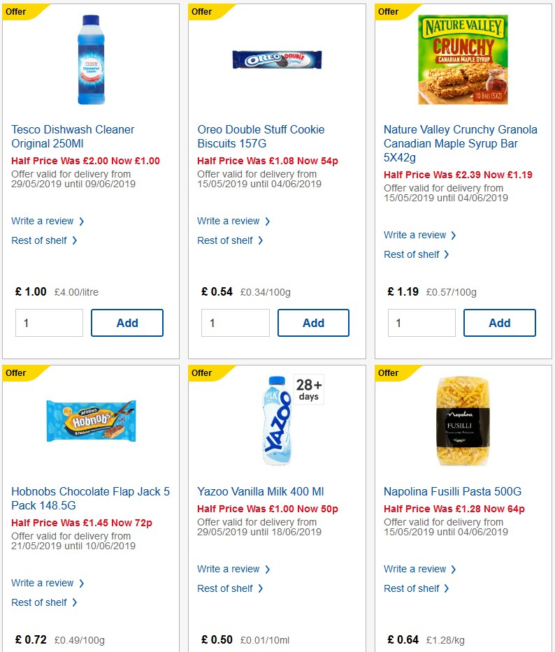 TESCO Offers from 1 January