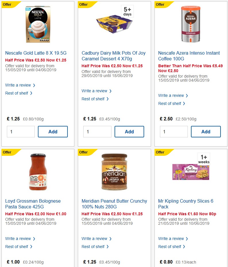 TESCO Offers from 1 January