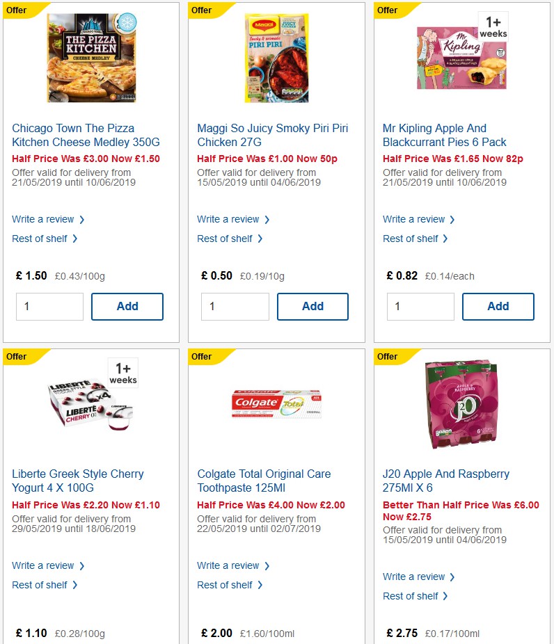 TESCO Offers from 1 January