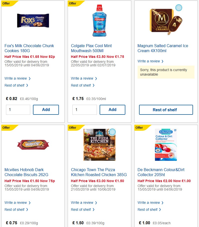 TESCO Offers from 1 January