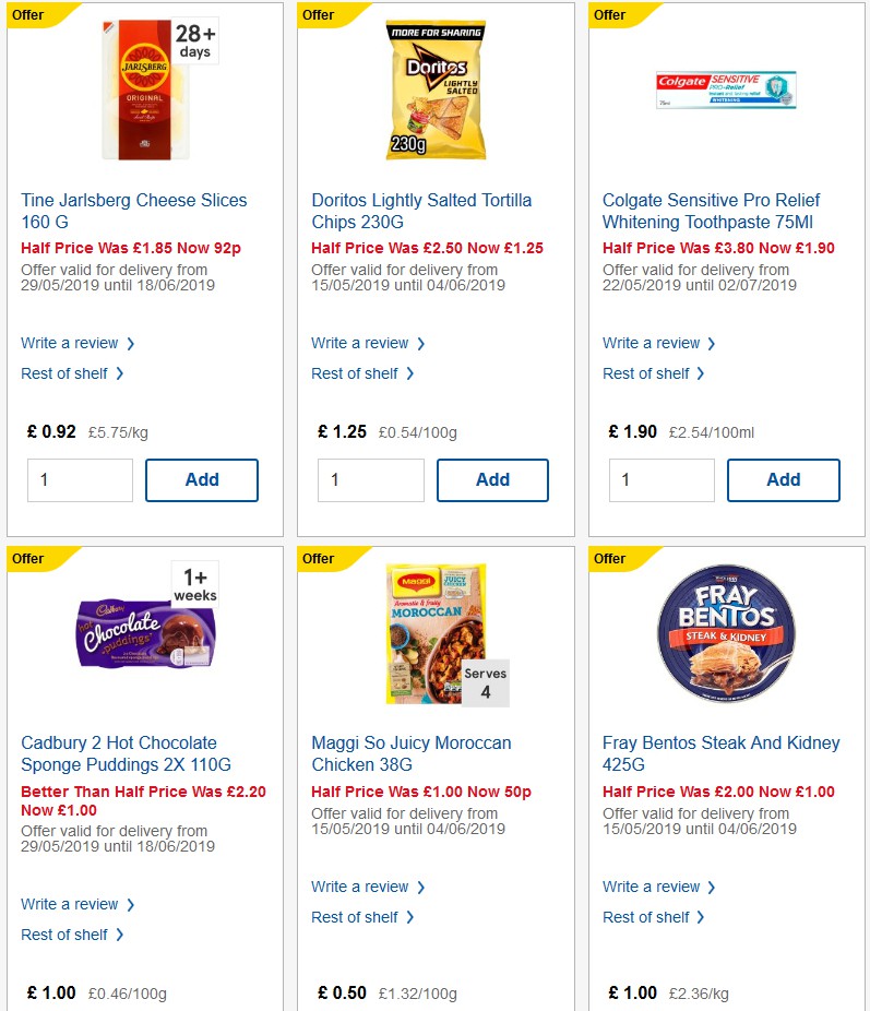 TESCO Offers from 1 January