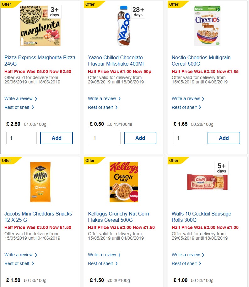 TESCO Offers from 1 January