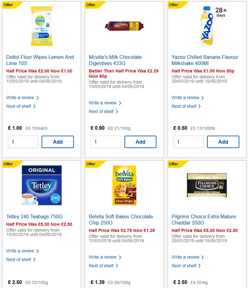 TESCO Offers from 1 January