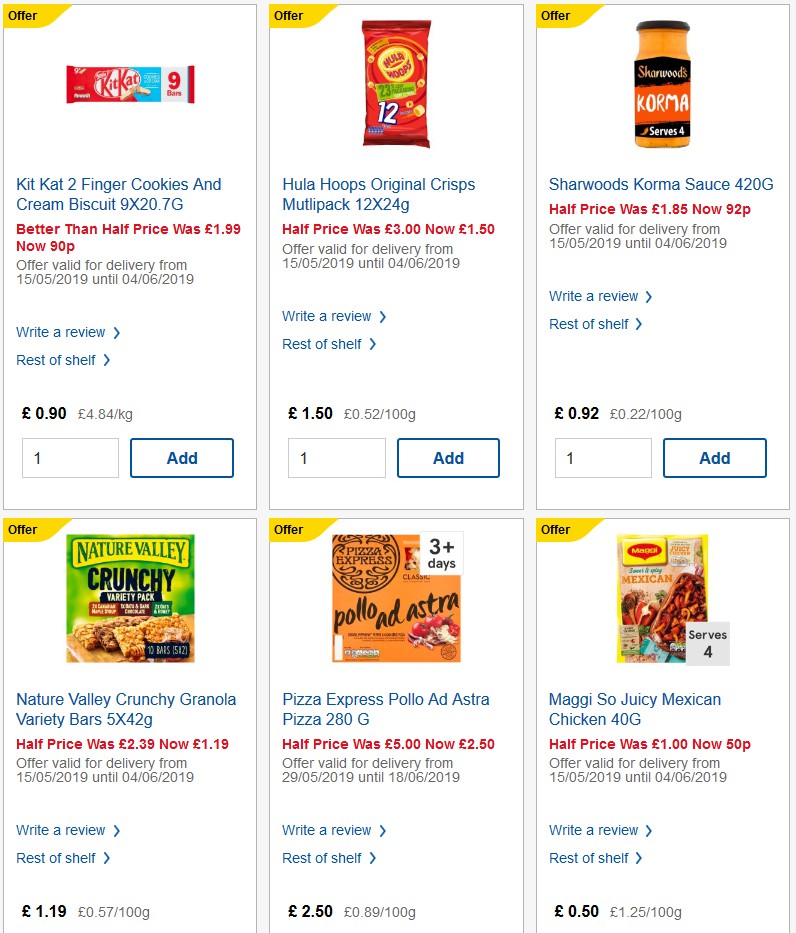 TESCO Offers from 5 June