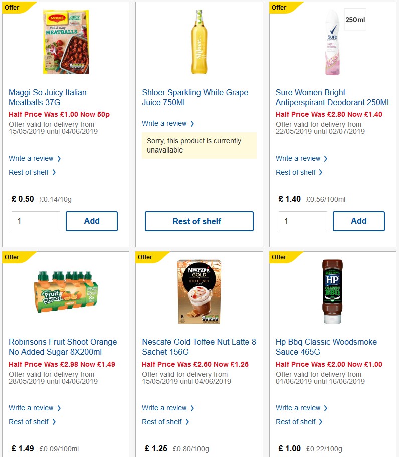 TESCO Offers from 5 June