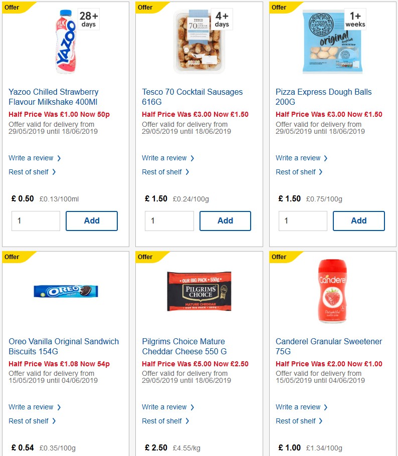 TESCO Offers from 5 June