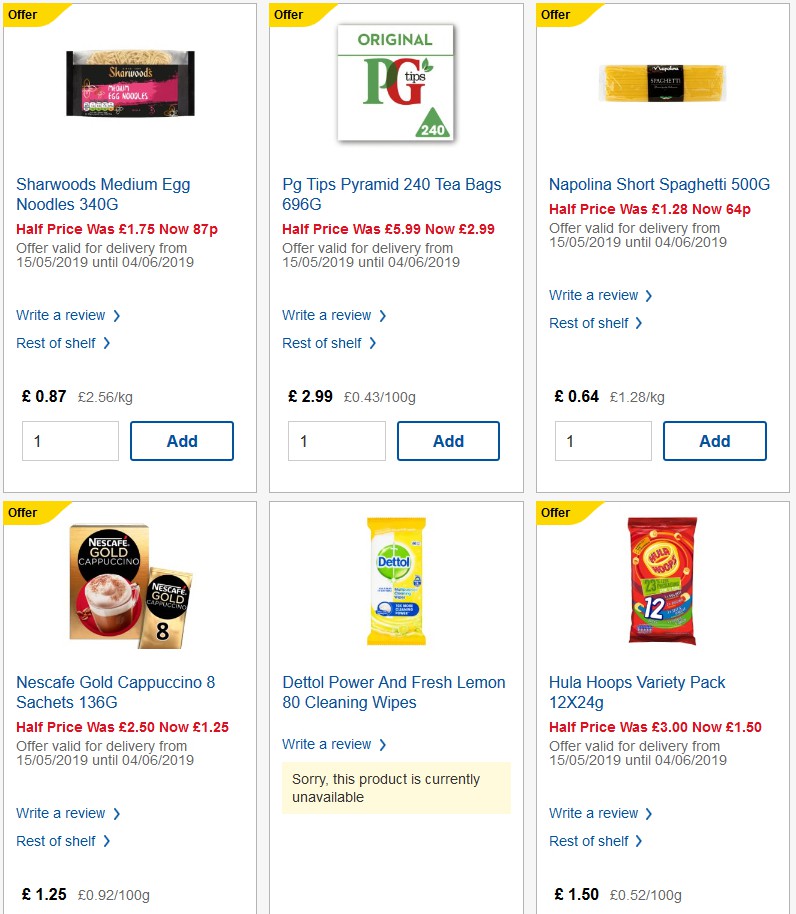 TESCO Offers from 5 June