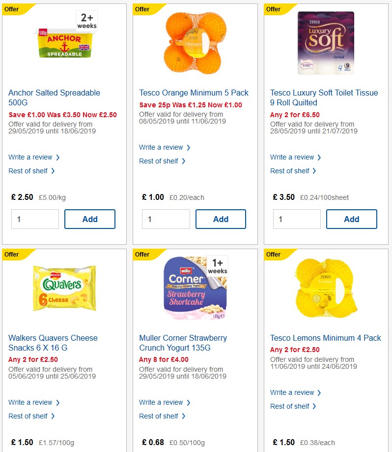 TESCO Offers from 12 June