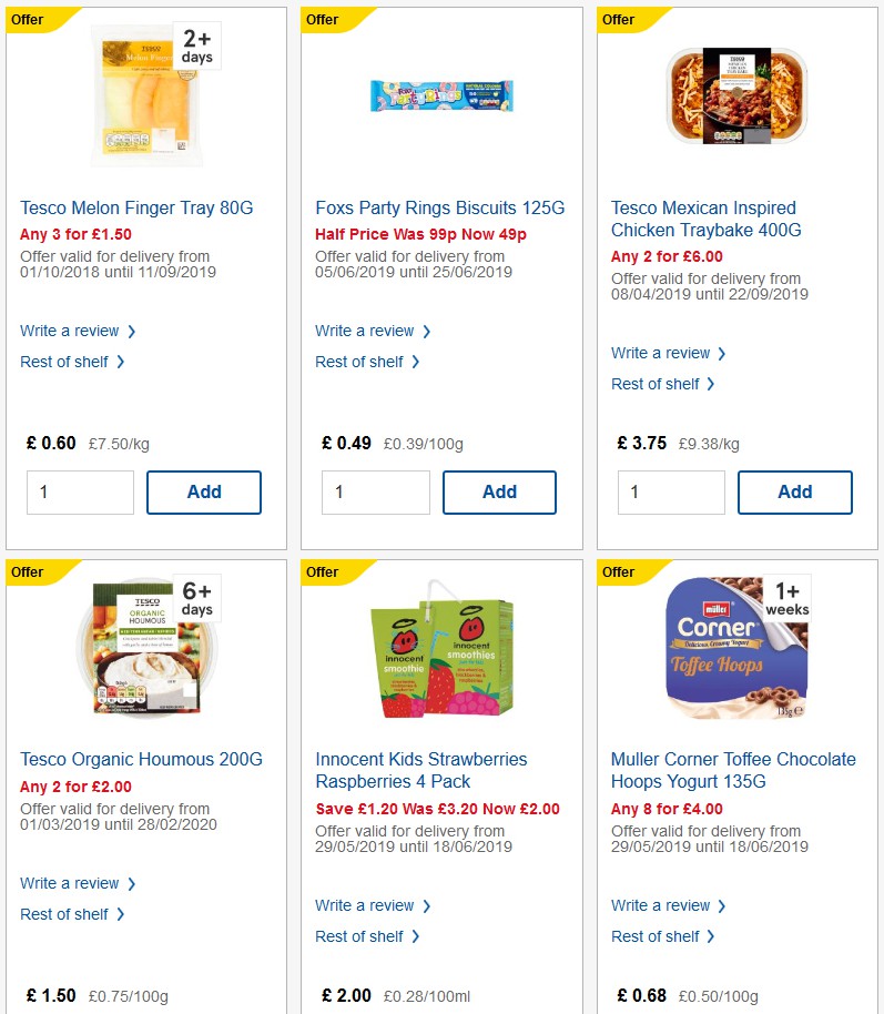 TESCO Offers from 12 June