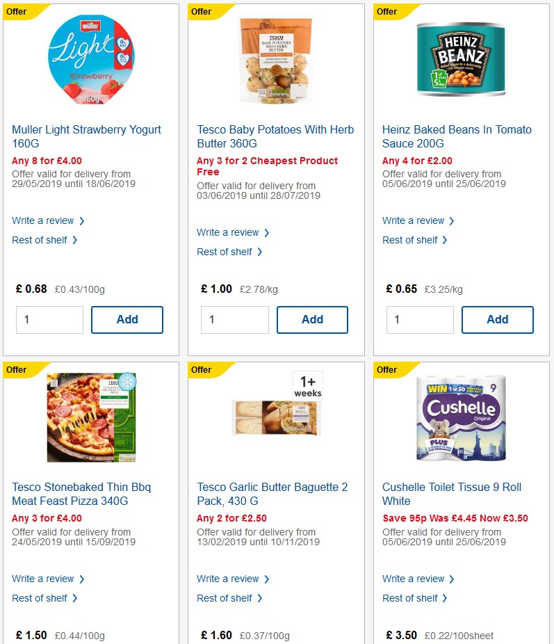 TESCO Offers from 12 June