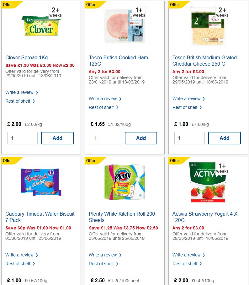 TESCO Offers from 12 June