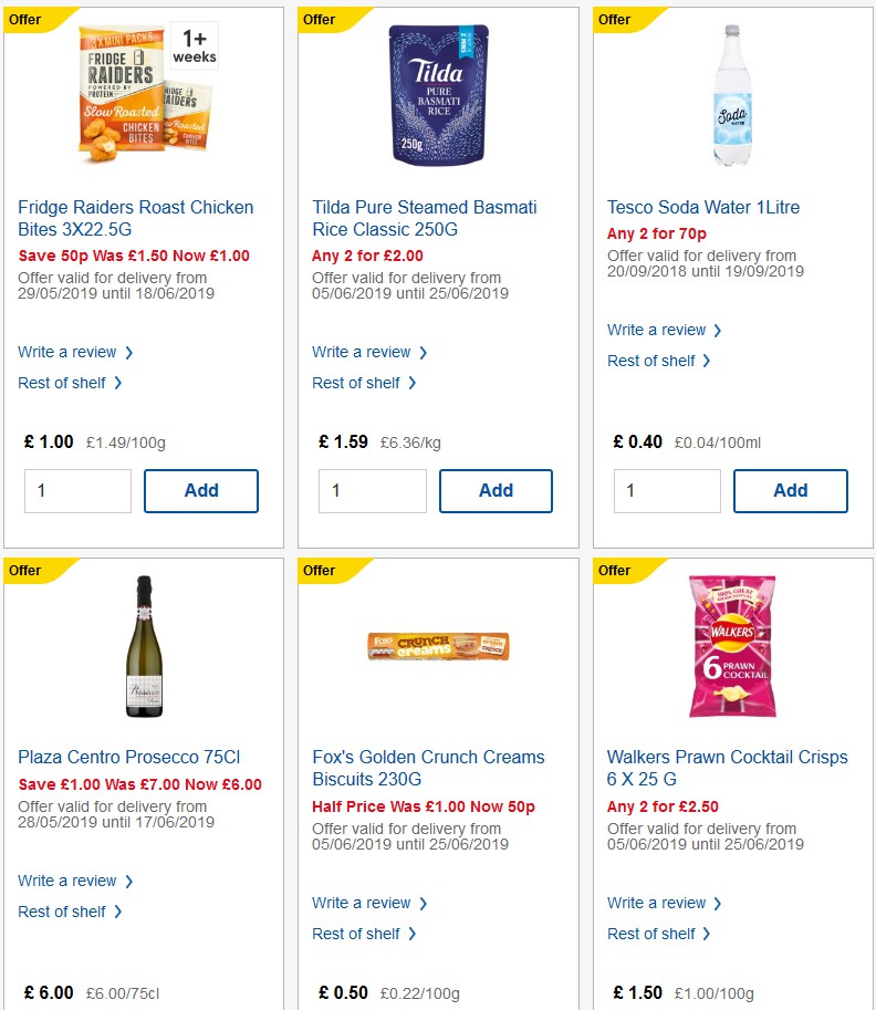 TESCO Offers from 12 June