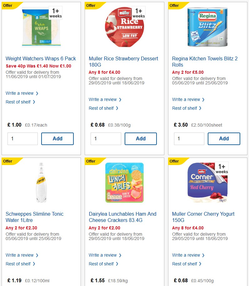 TESCO Offers from 12 June