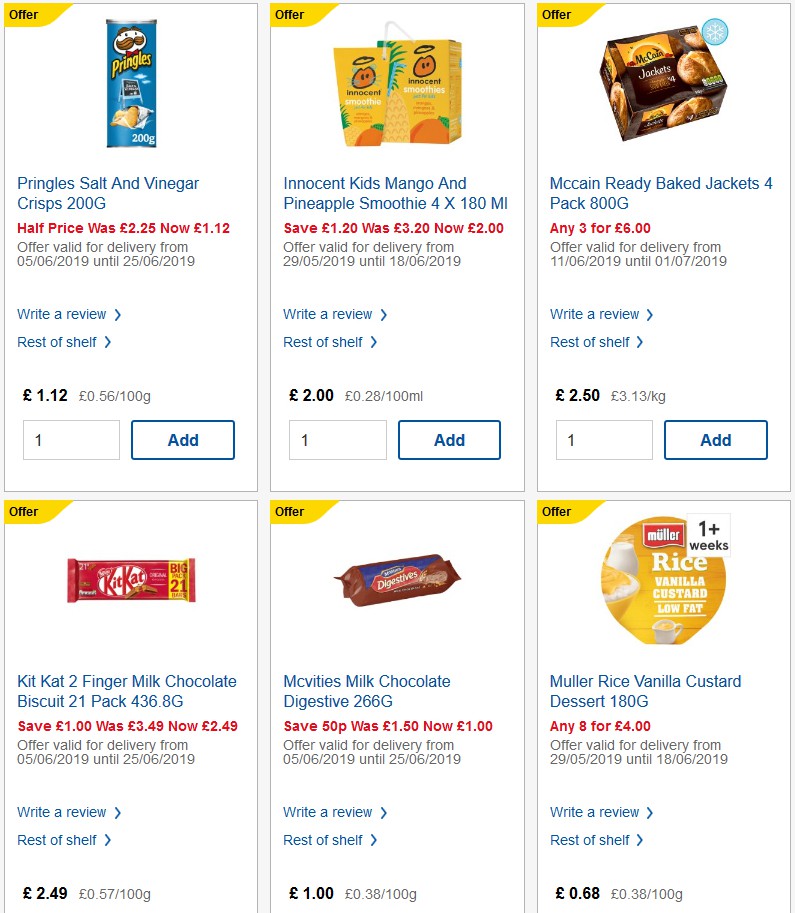 TESCO Offers from 12 June