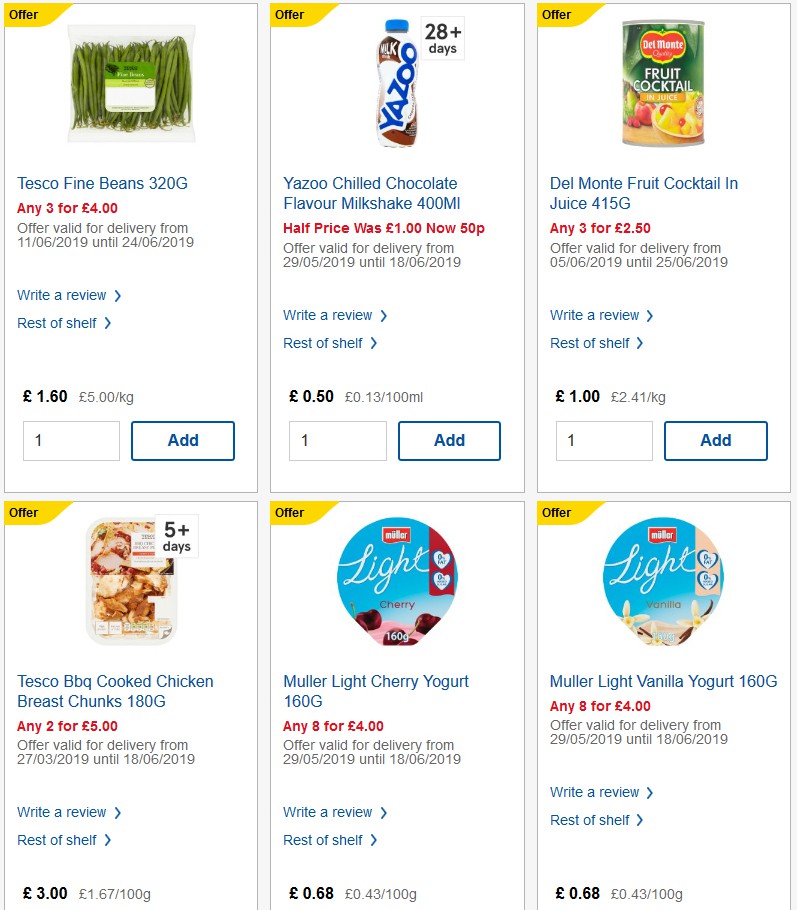 TESCO Offers from 12 June