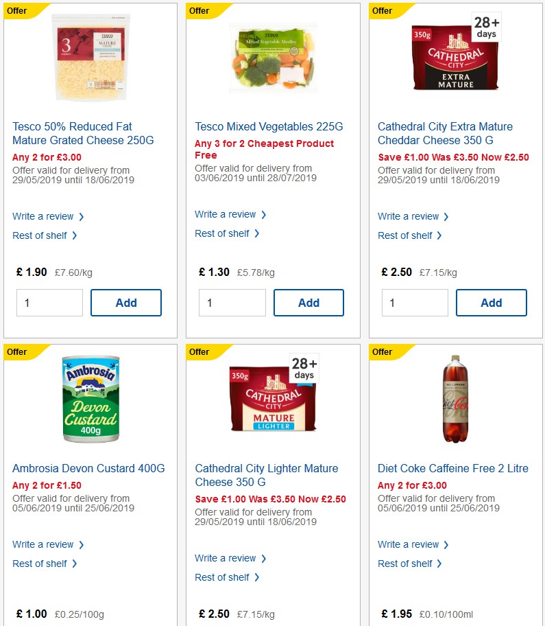 TESCO Offers from 12 June