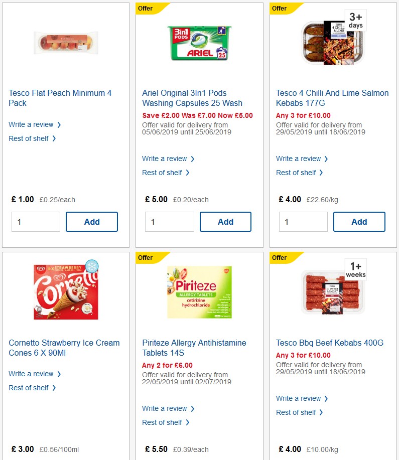 TESCO Offers from 12 June