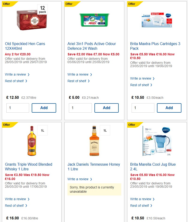 TESCO Offers from 12 June