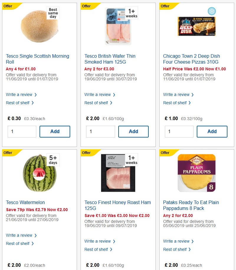 TESCO Offers from 26 June