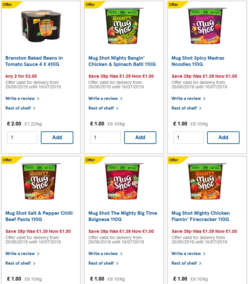 TESCO Offers from 17 July