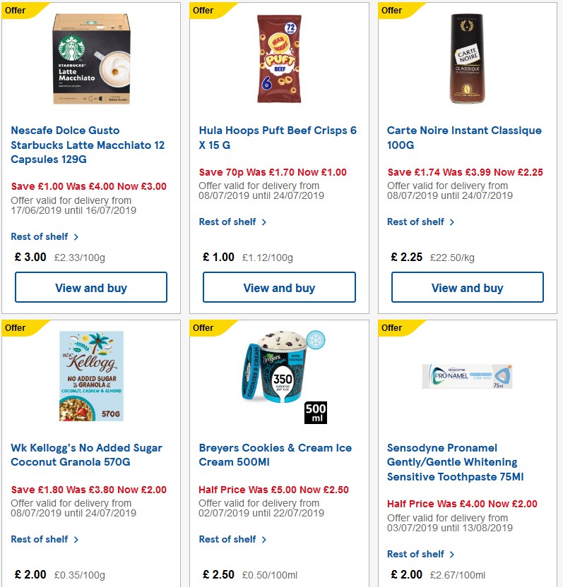 TESCO Offers from 17 July